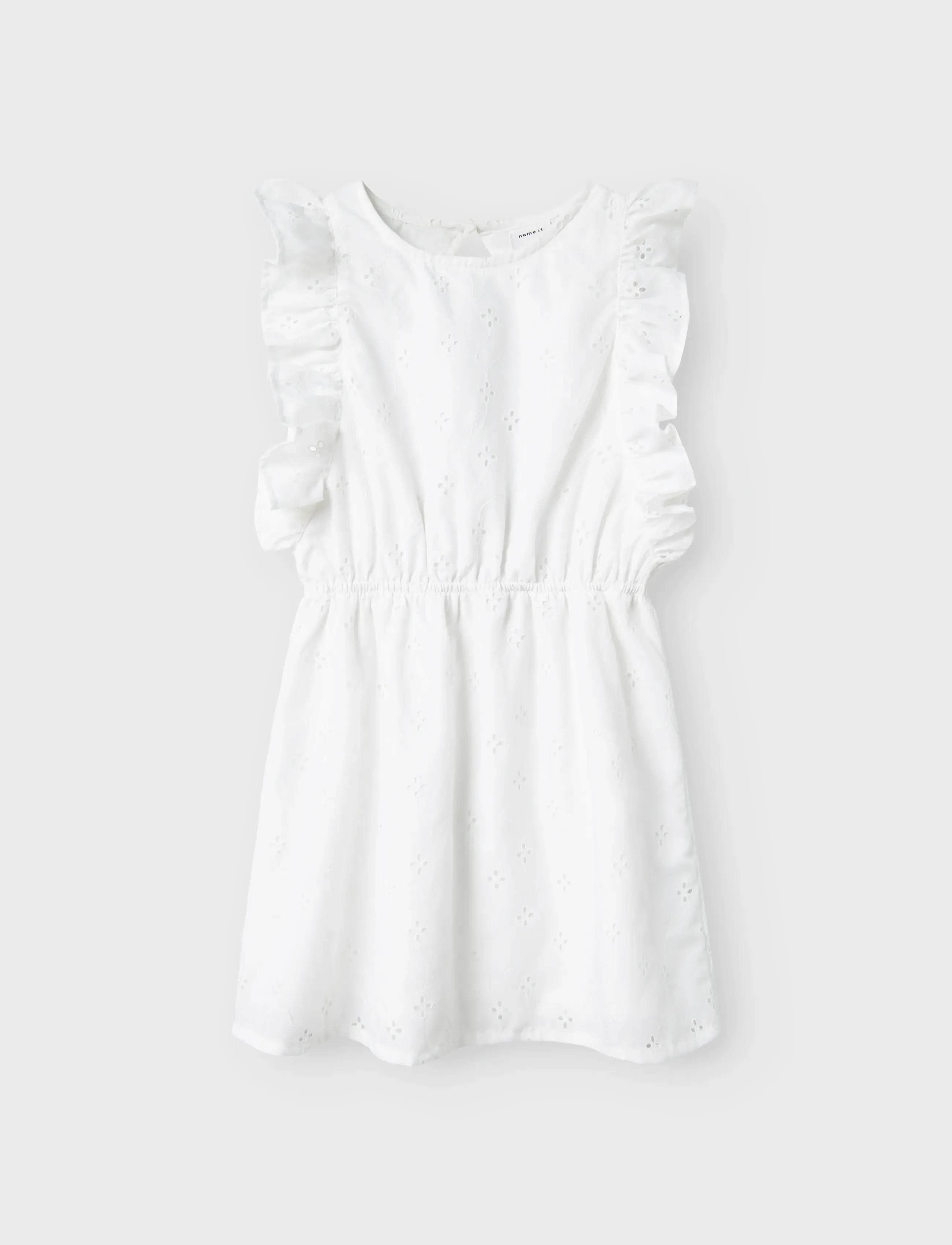 name it - NKFFIOLETA SL DRESS PS - Ärmellose babykleider - cloud dancer - 2