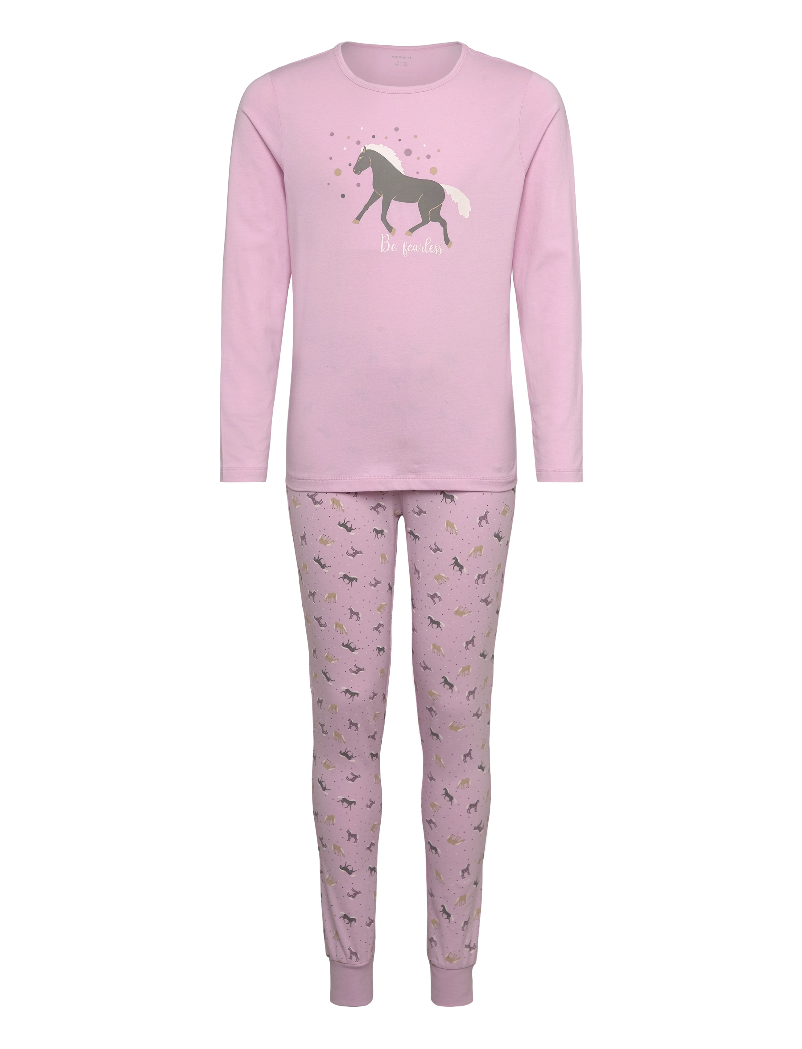 NAME IT Nkfnightset Corsage Horse Noos Pink - 86-92 - Kinder