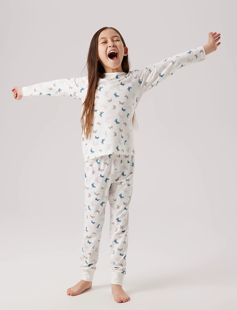 name it - NKFNIGHTSET JET STREAM BUTTERFLY NOOS - pyjamassæt - jet stream - 0