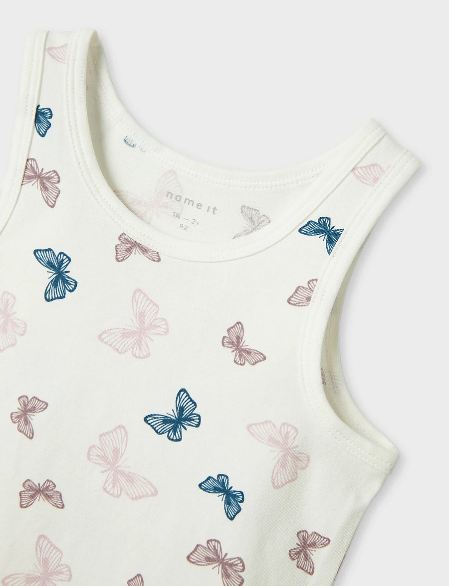 name it - NMFTANK TOP 2P JET STREAM BUTTERFLY NOOS - tank tops - jet stream - 2