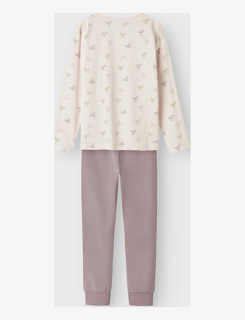 name it - NKFNIGHTSET BARELY PINK BOW NOOS - pyjama-sets - barely pink - 2