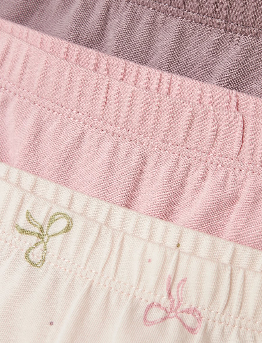 name it - NMFTIGHTS 3P BARELY PINK BOW NOOS - püksikud - barely pink - 4