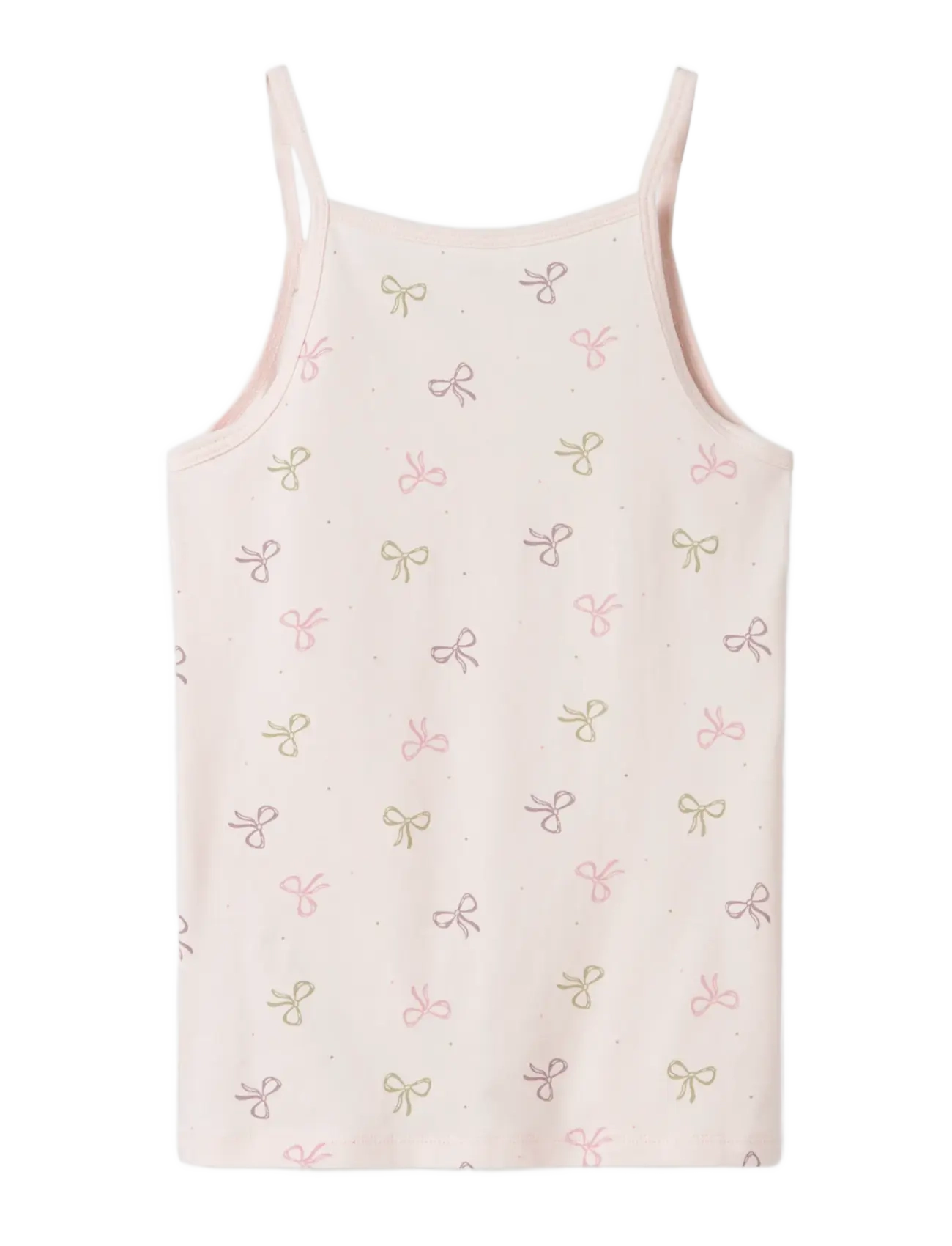 name it - NKFSTRAP TOP 2P BARELY PINK BOW NOOS - barely pink - 2