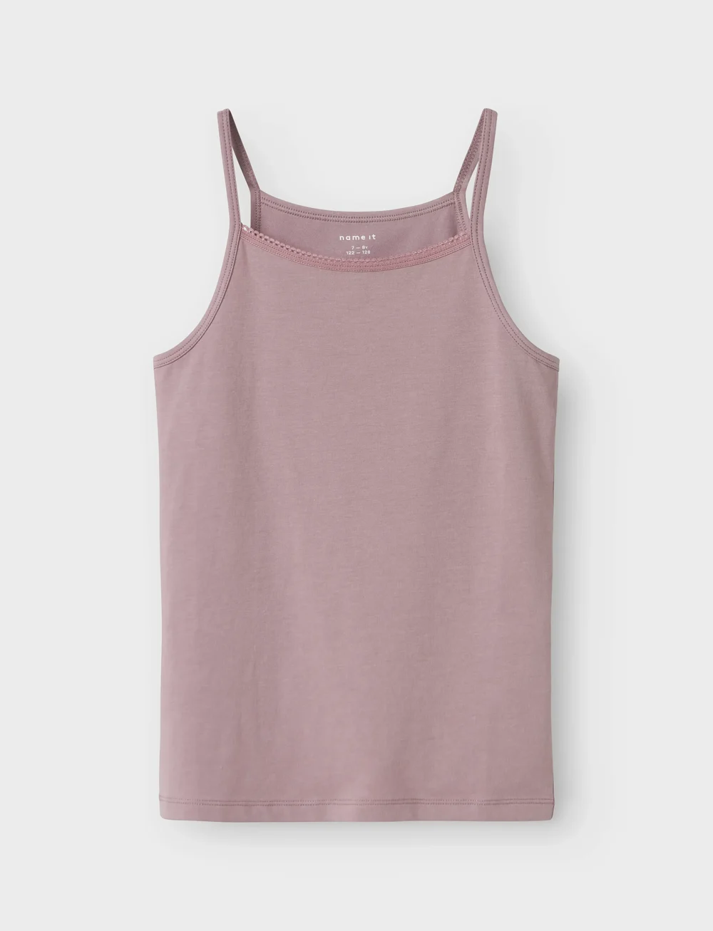 name it - NKFSTRAP TOP 2P BARELY PINK BOW NOOS - linnen - barely pink - 3