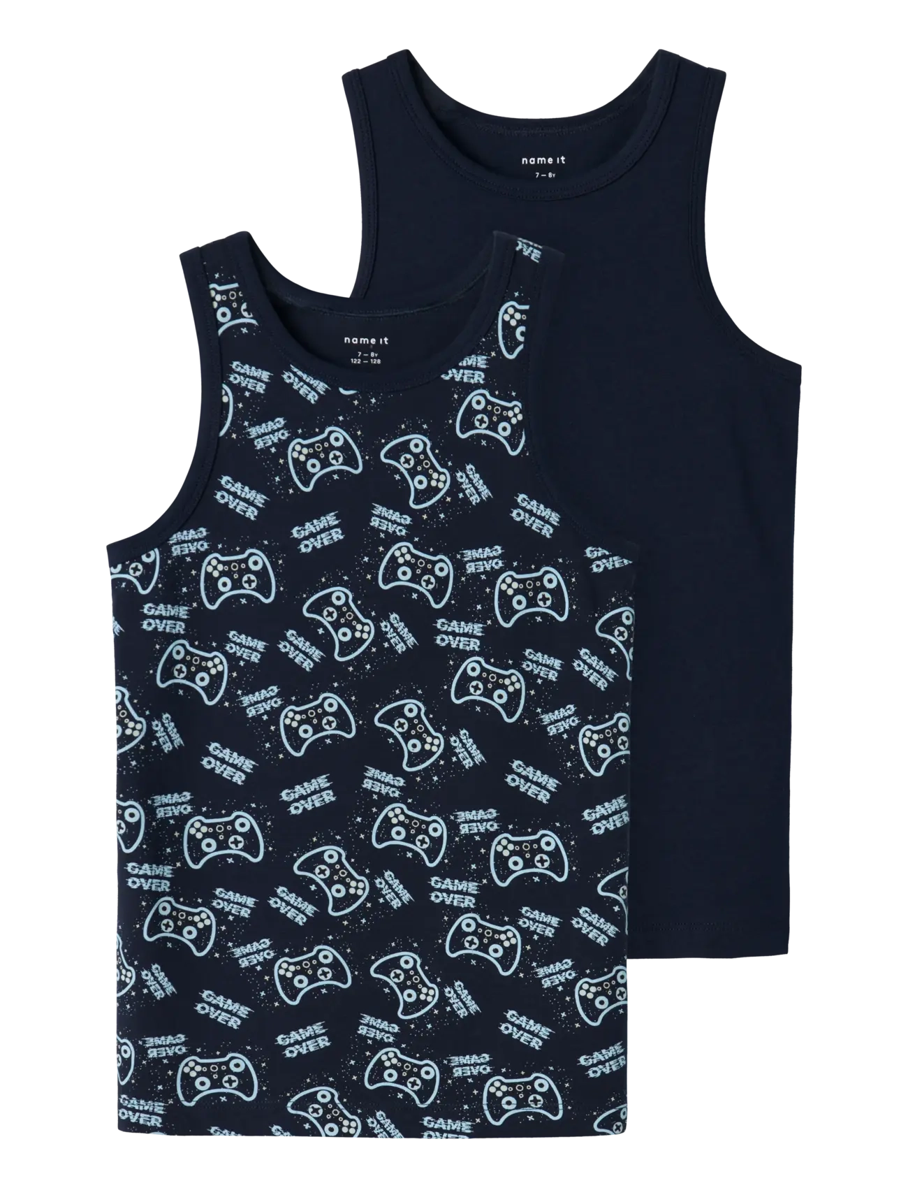 NAME IT Nkmtank Oberteil 2P Sapphire Game Noos Navy - 92 - Kinder