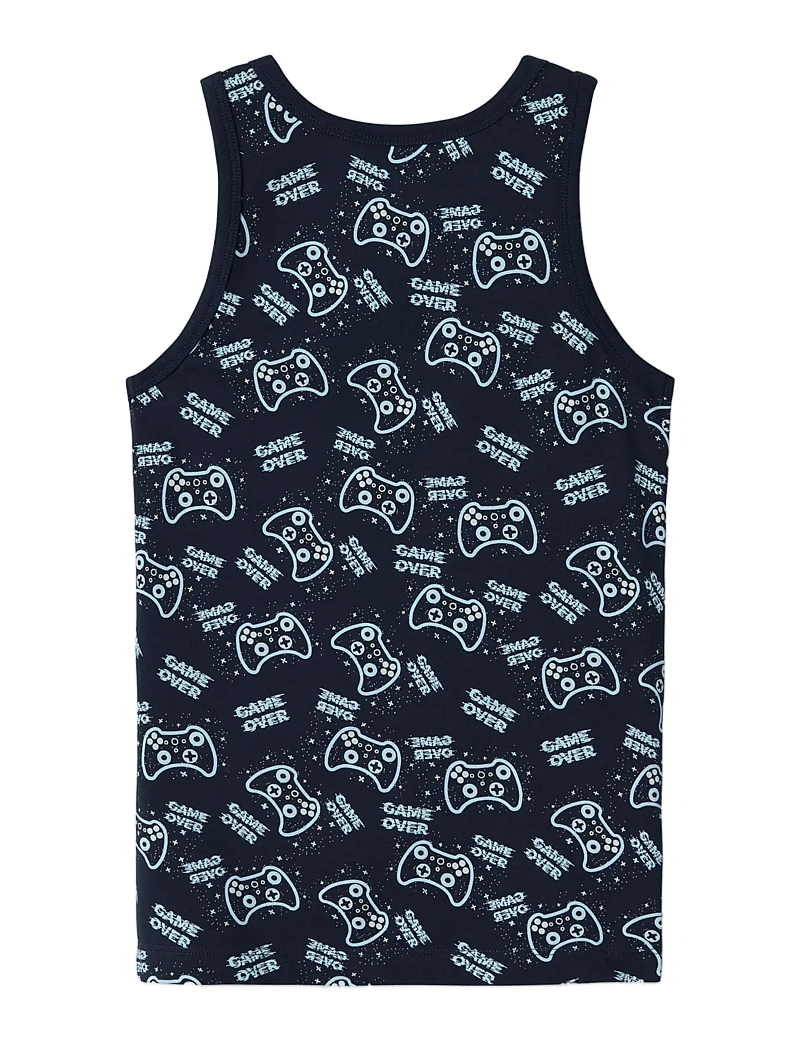 name it - NKMTANK TOP 2P SAPPHIRE GAME NOOS - Õlapaeltega topid - dark sapphire - 2