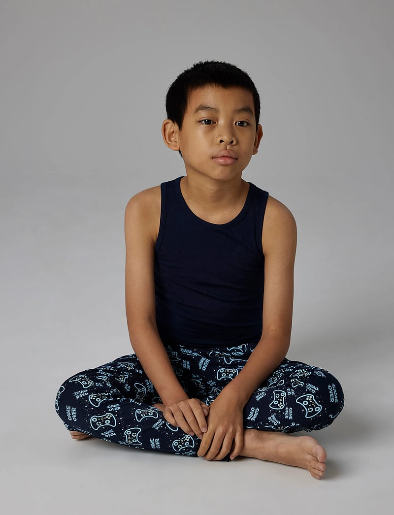 name it - NKMTANK TOP 2P SAPPHIRE GAME NOOS - Õlapaeltega topid - dark sapphire - 0