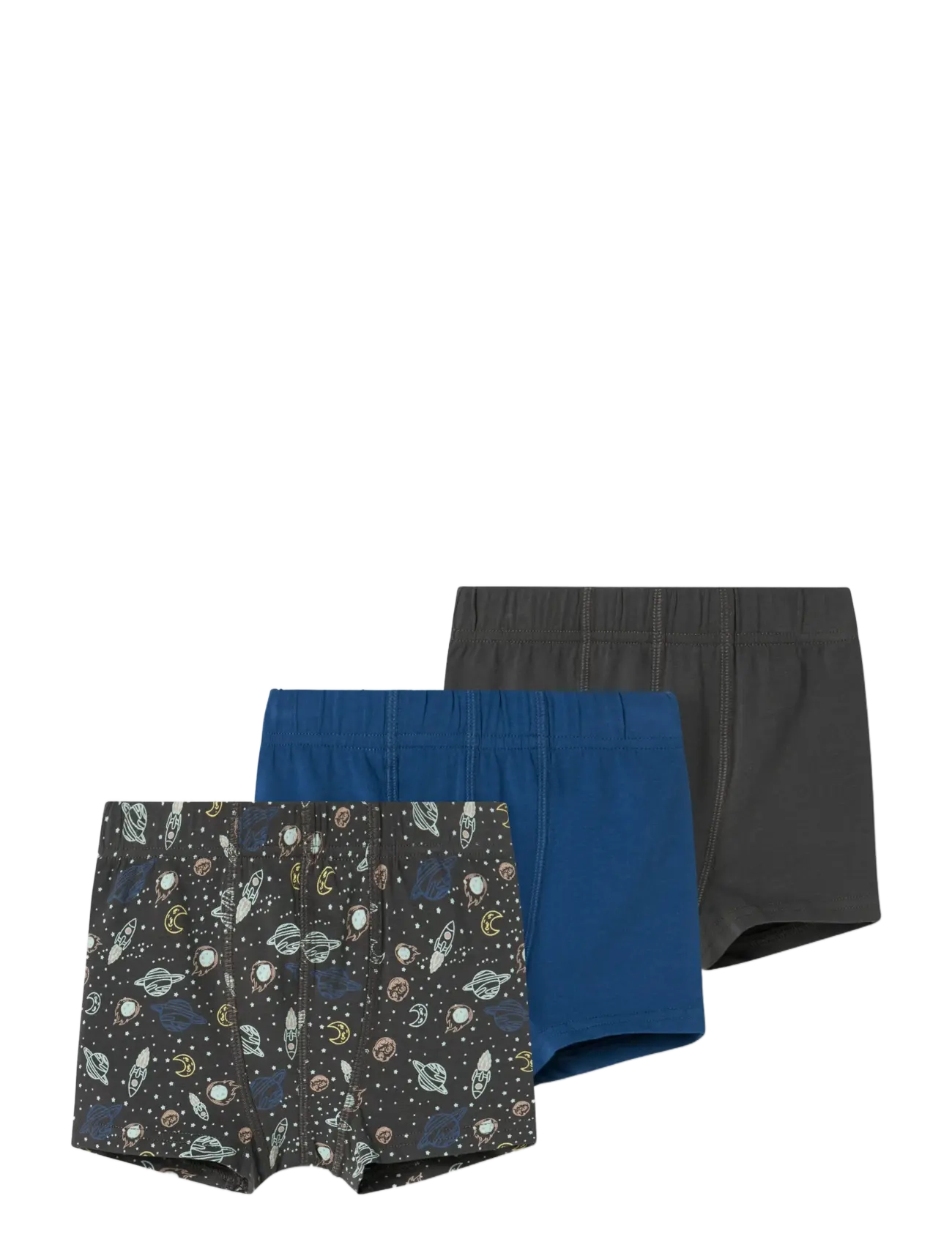 name it - NMMTIGHTS 3P IRON SPACE NOOS - nærbuxur - forged iron - 2