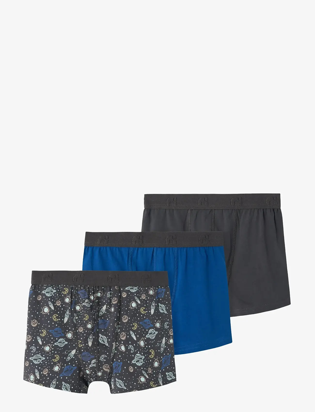 name it - NKMBOXER 3P IRON SPACE NOOS - underpants - forged iron - 0