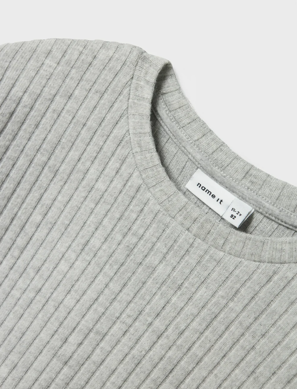 name it - NMFRIKKA LS RLX TOP - langärmelig - grey melange - 2