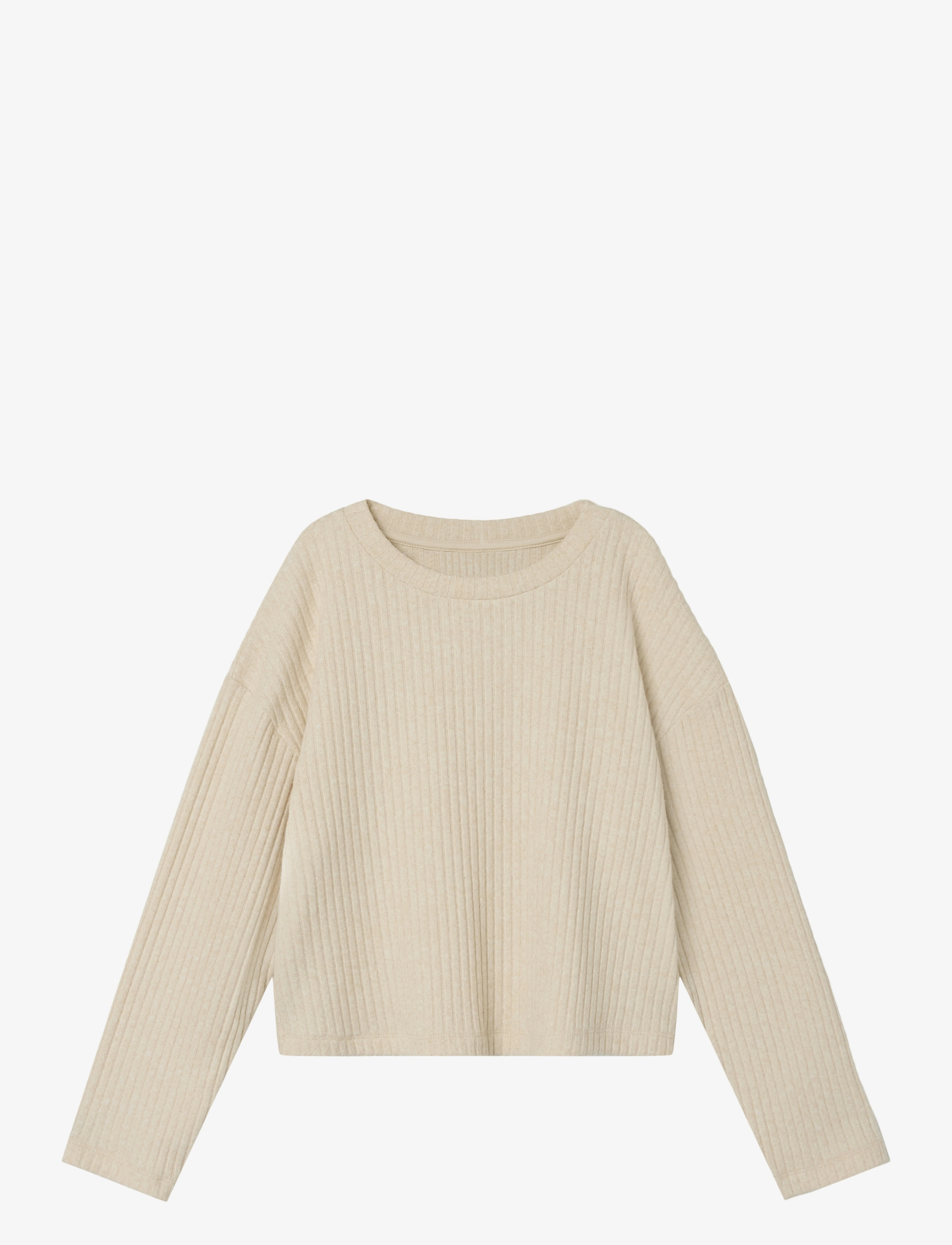 name it NMFRIKKA LS RLX TOP - Shop op leeftijd - MOONBEAM / beige