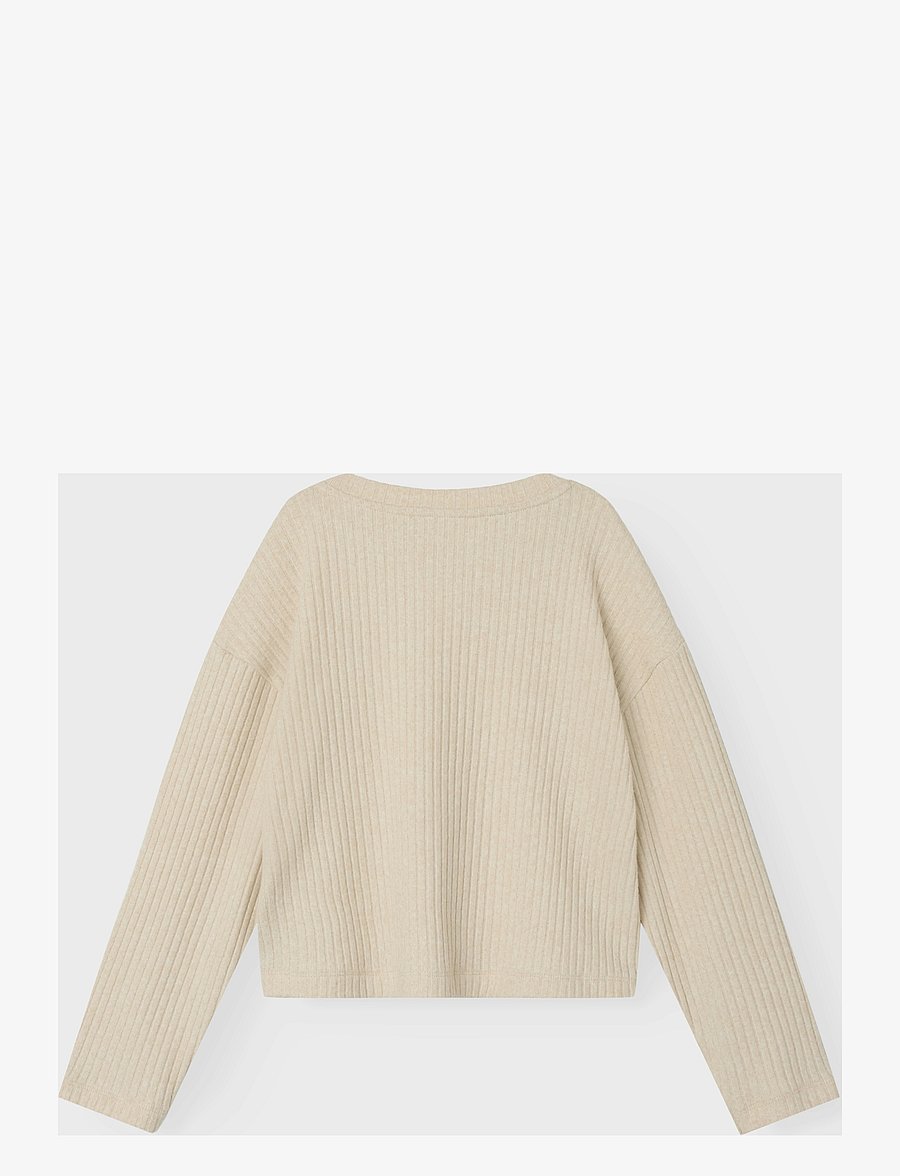 name it - NMFRIKKA LS RLX TOP - langærmede t-shirts - moonbeam - 2