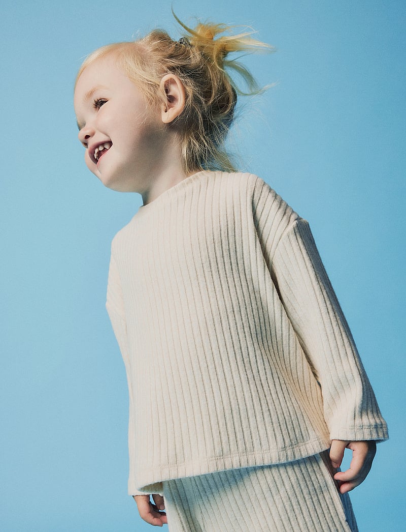 name it - NMFRIKKA LS RLX TOP - langærmede t-shirts - moonbeam - 0