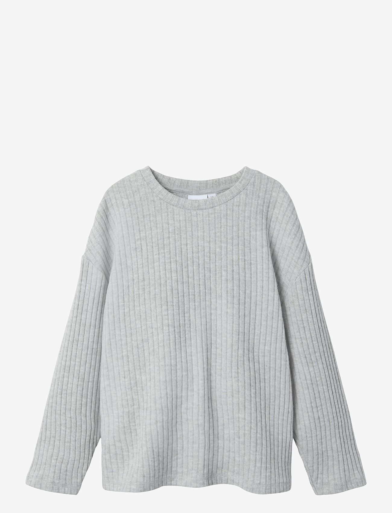name it - NKFRIKKA LS RLX TOP - pullover - grey melange - 1