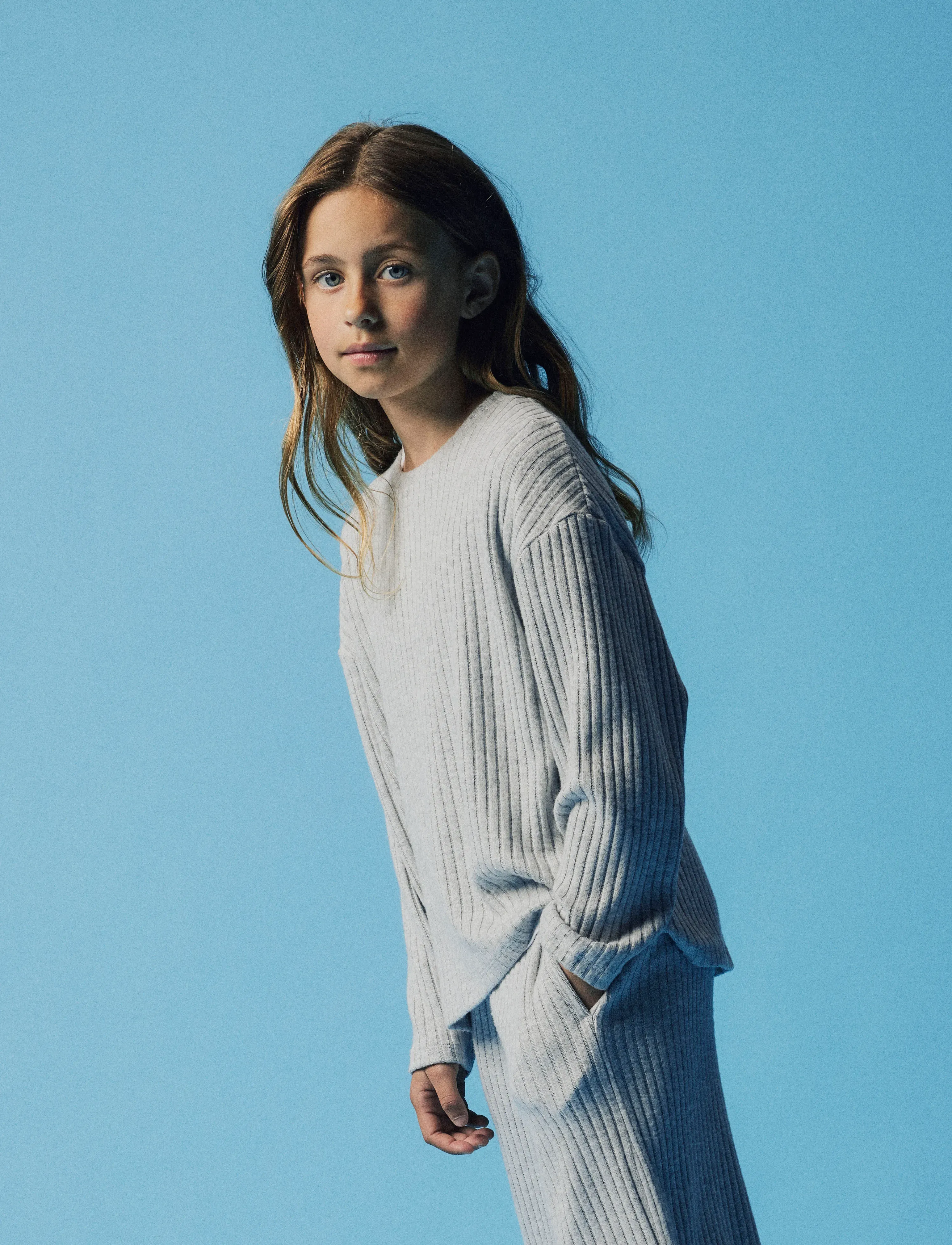 name it NKFRIKKA LS RLX TOP - Jumpers - GREY MELANGE / grey