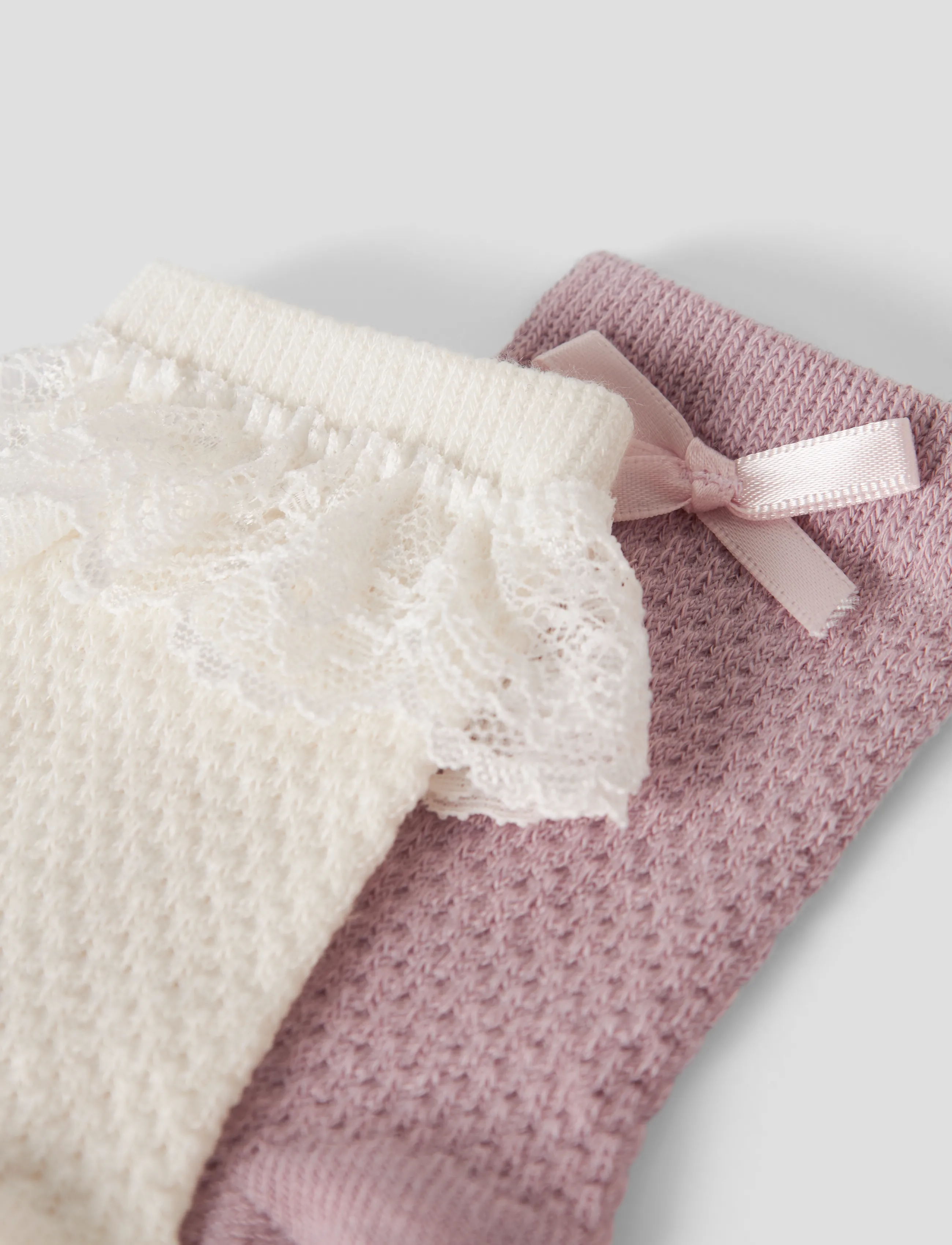 name it - NMFWAKMA WO/BL STRUCTURE 2P SOCK - strümpfe - violet ice - 3