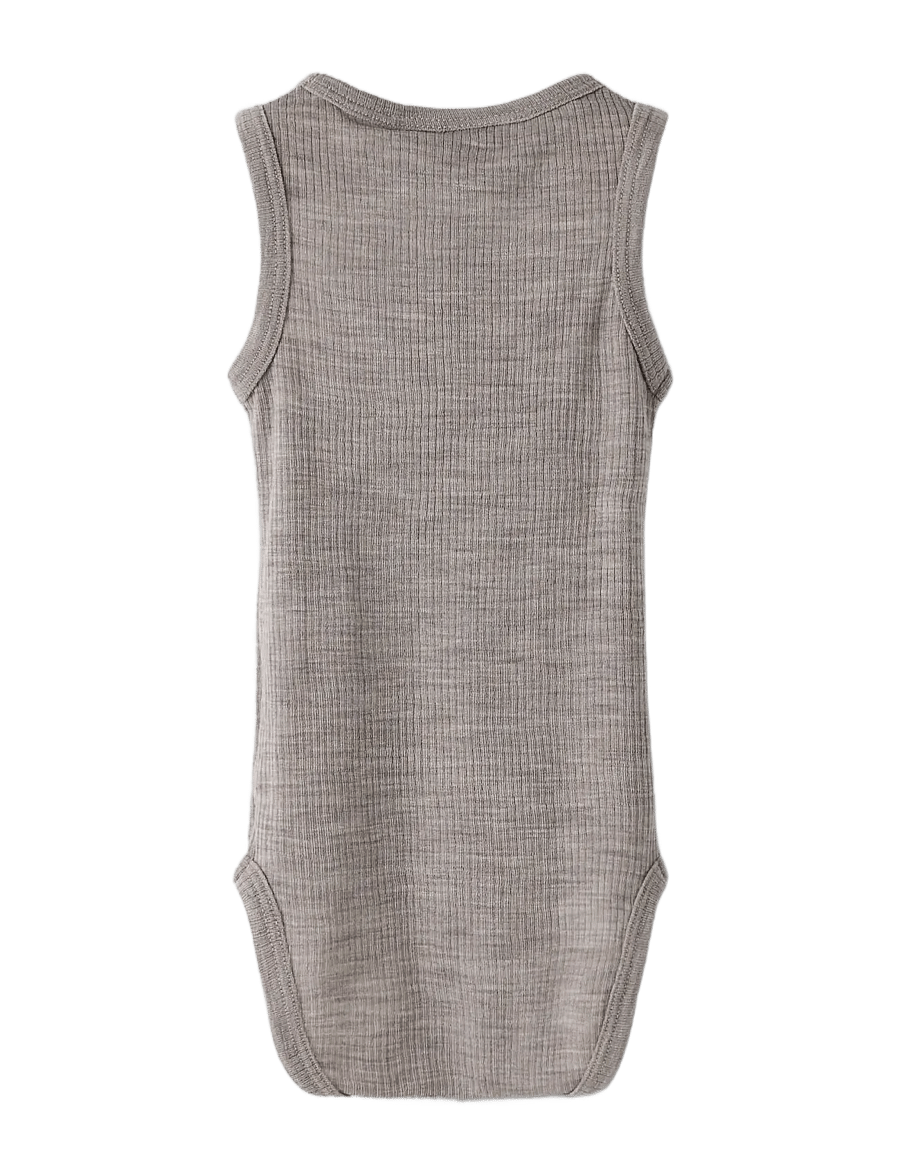 name it - NBNWAX WOOL RIB TANK BODY - base layer baby - satellite - 1