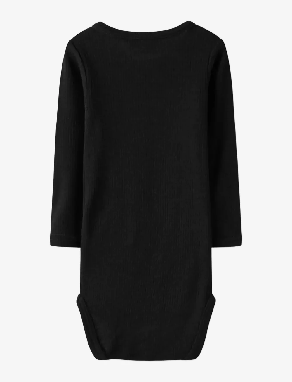 name it - NBNWAX WOOL RIB LS BODY NOOS - alusriided beebidele - black - 1