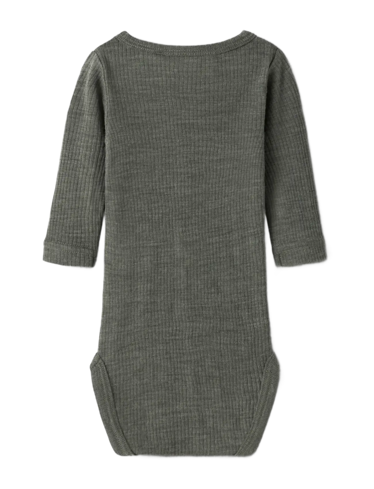 name it - NBNWAX WOOL RIB LS BODY NOOS - beebi alusriided - mulled basil - 1