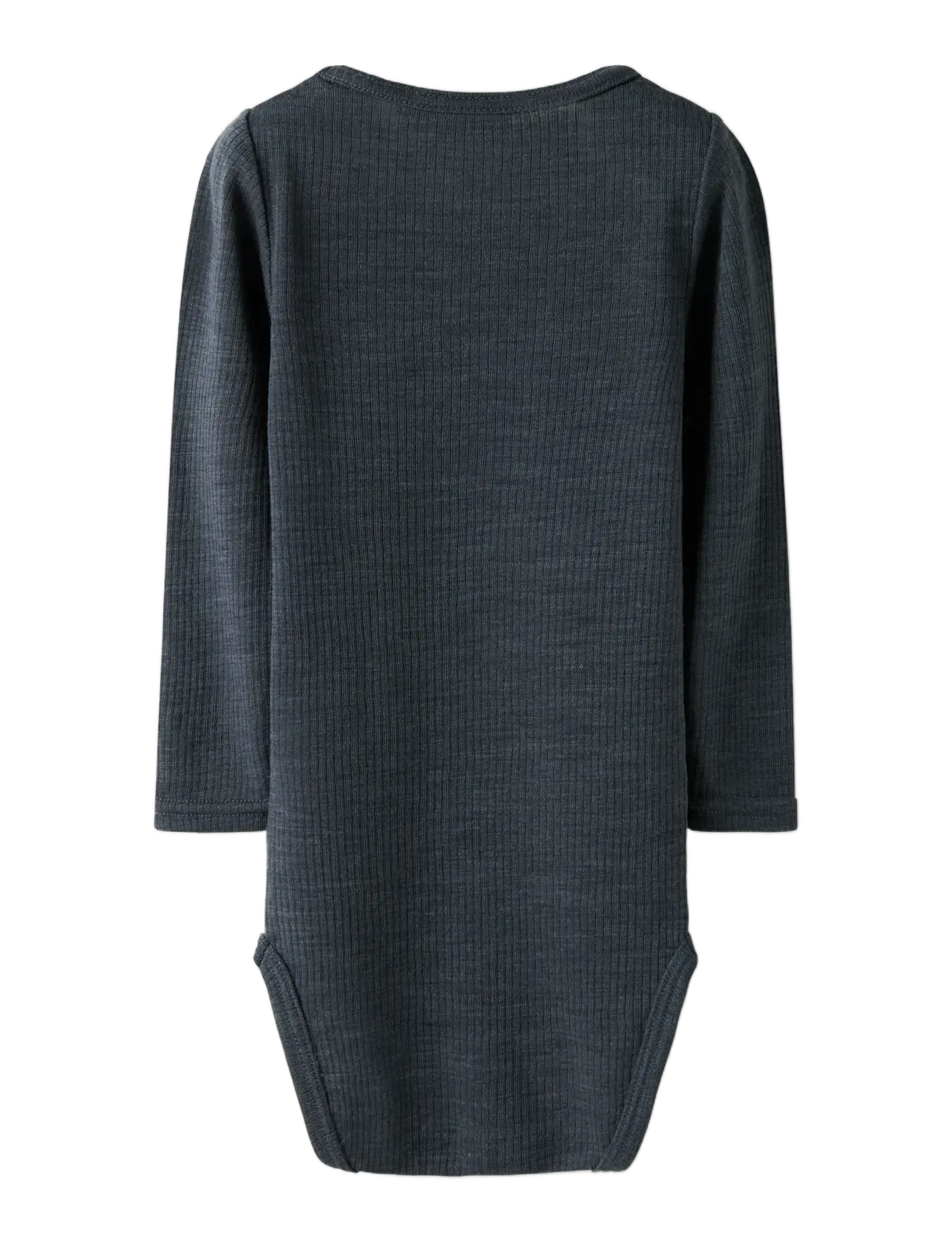 name it - NBNWAX WOOL RIB LS BODY NOOS - langerma samfellur - ombre blue - 2