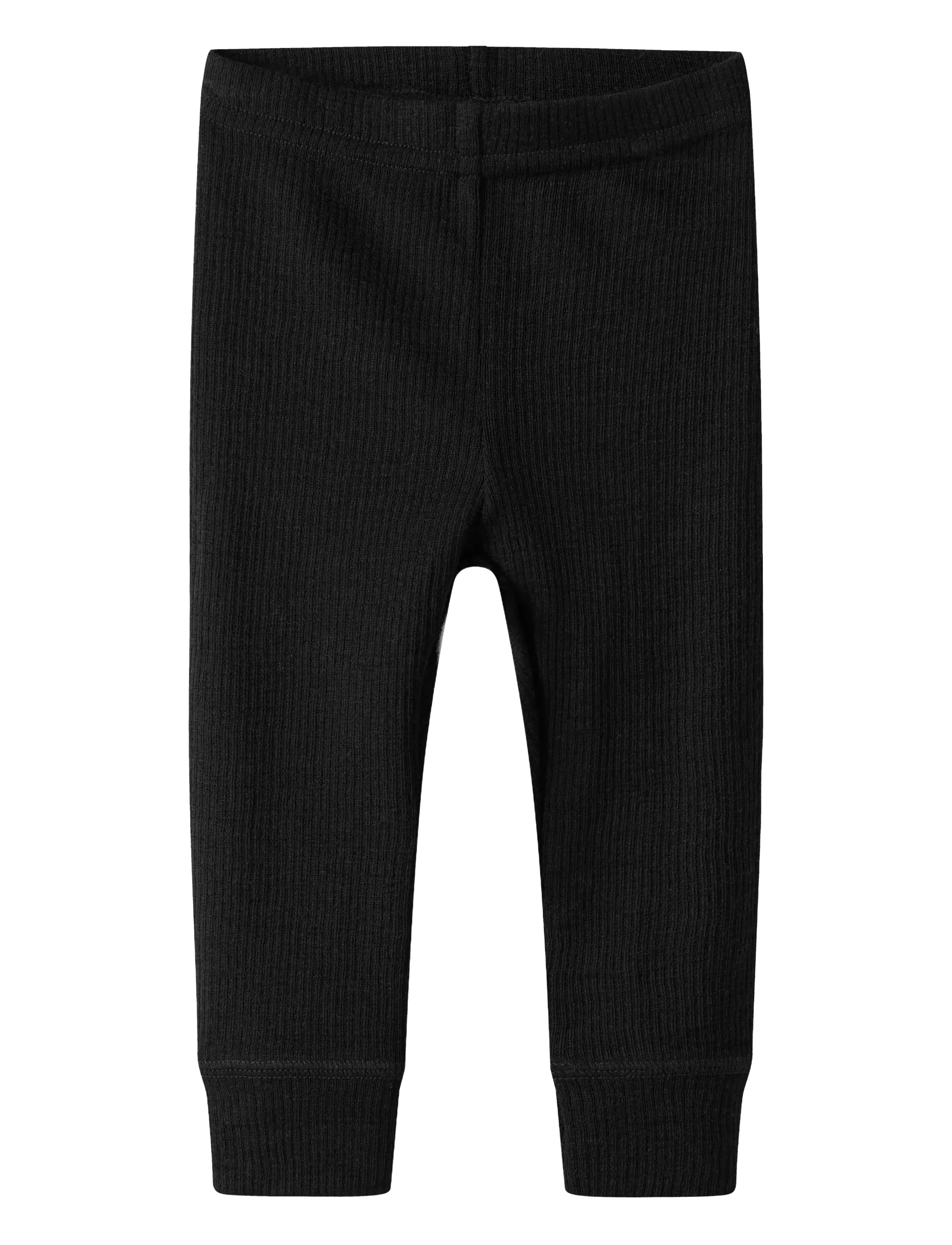 NAME IT Nbnwax Wolle Rib Legging Noos Schwarz - 50 - Kinder