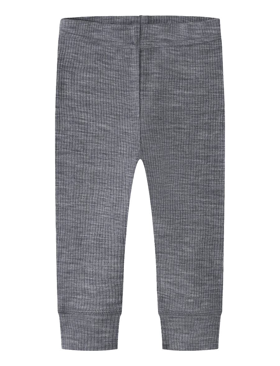 name it - NBNWAX WOOL RIB LEGGING NOOS - beebi alusriided - folkstone gray - 0