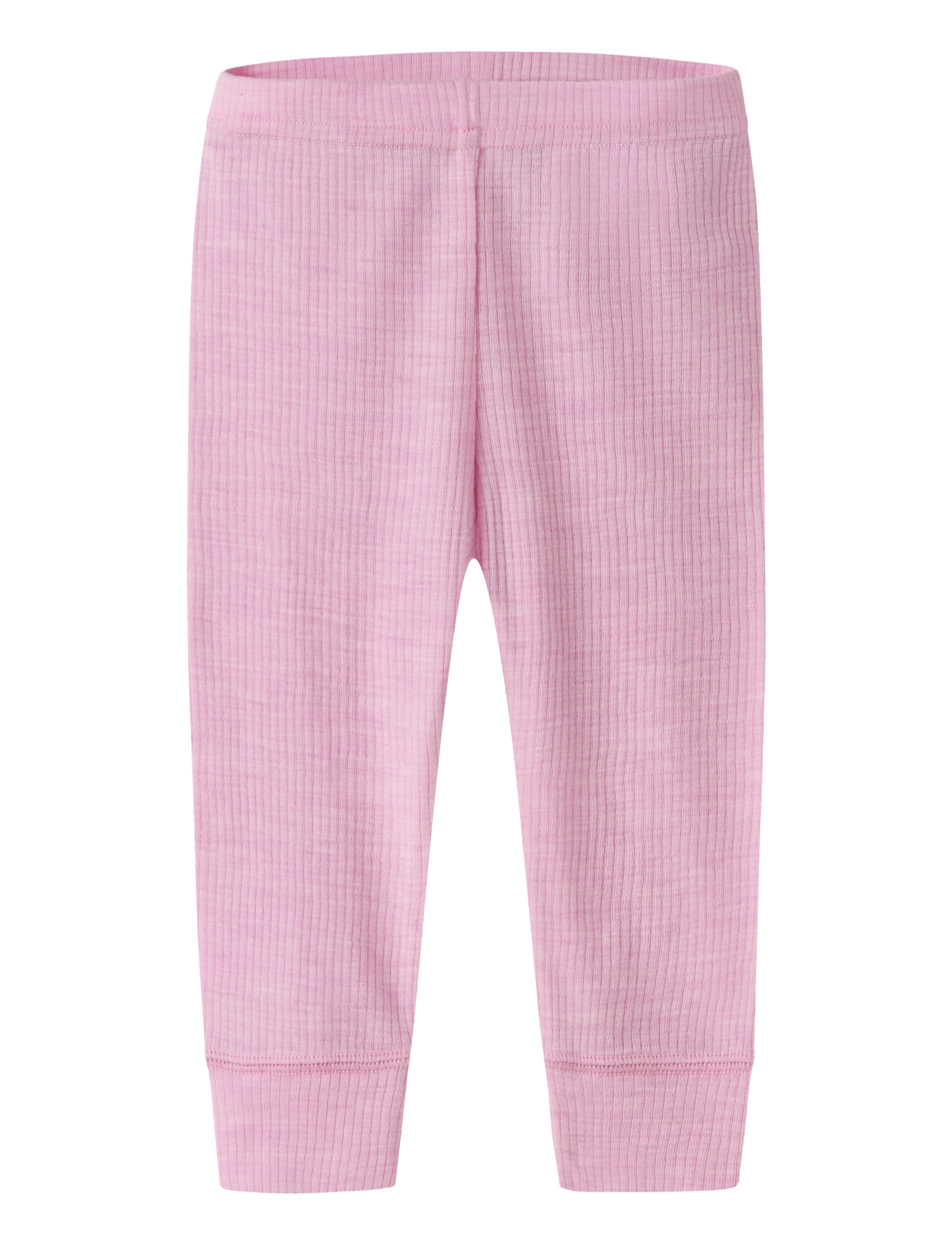 name it Nbnwax Wool Rib Legging Noos, 56, Pink, Underdele > Leggings, Børn