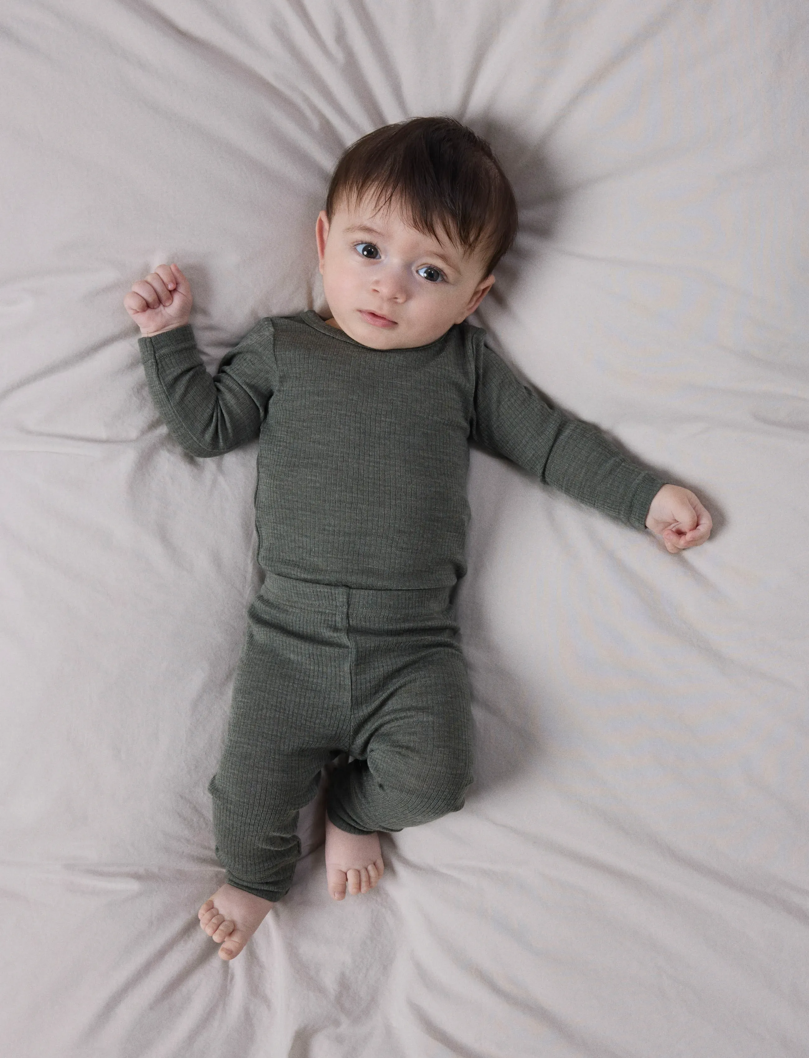 name it - NBNWAX WOOL RIB LEGGING NOOS - beebi alusriided - mulled basil - 1