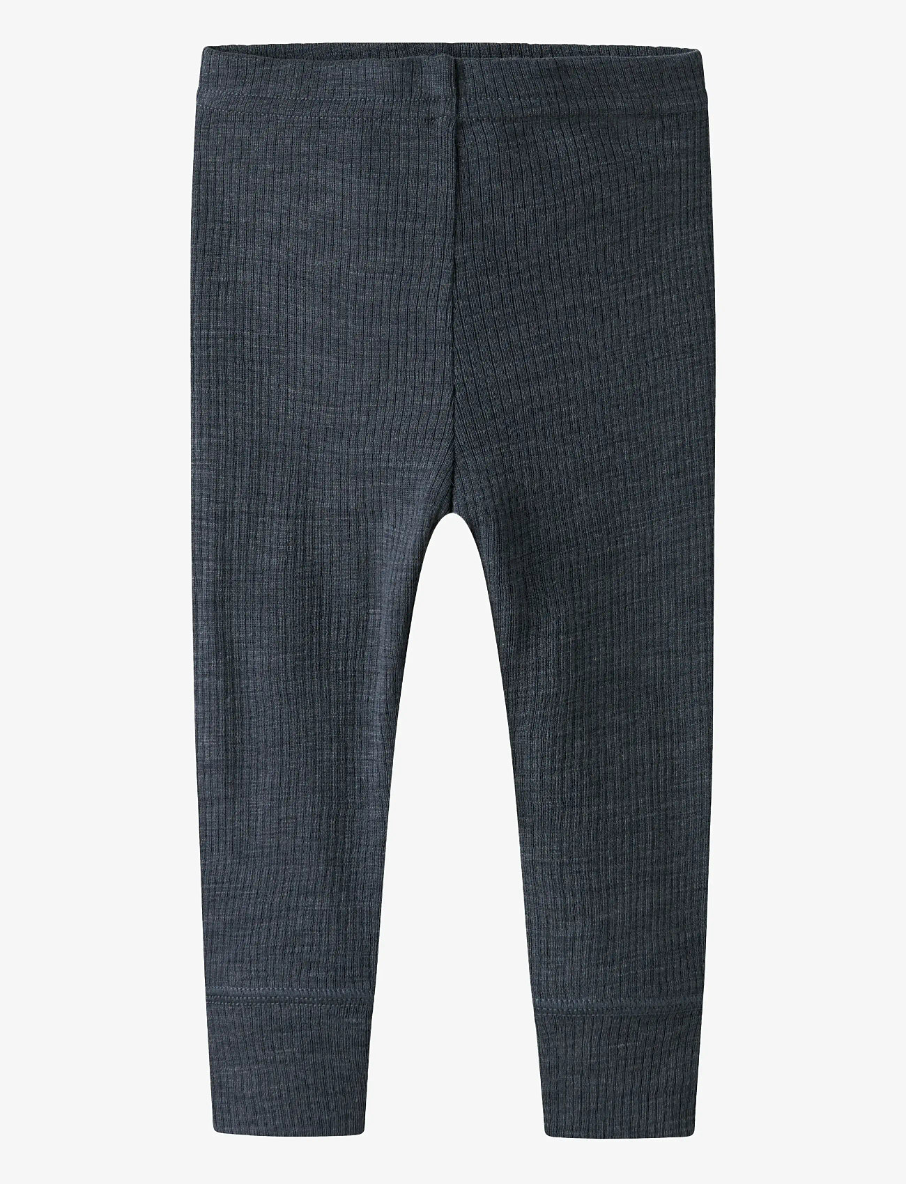 name it - NBNWAX WOOL RIB LEGGING NOOS - underställ baby - ombre blue - 0