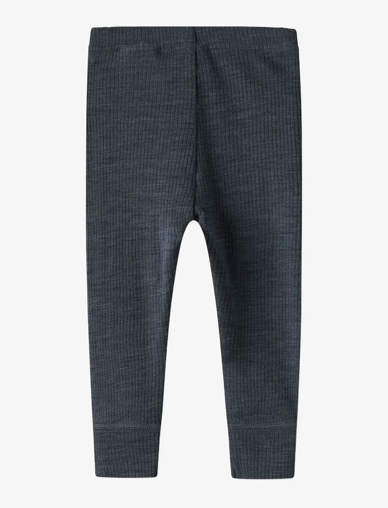 name it - NBNWAX WOOL RIB LEGGING NOOS - underställ baby - ombre blue - 1