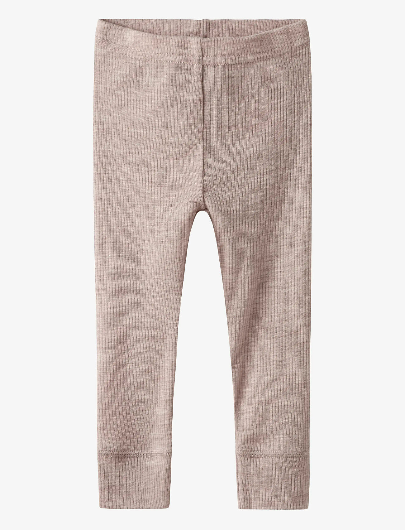 name it - NBNWAX WOOL RIB LEGGING NOOS - uldundertøj baby - shadow gray - 1