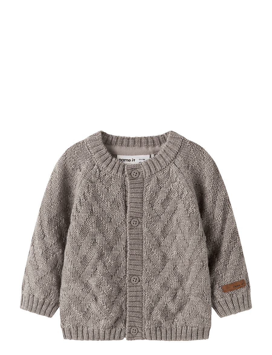 name it - NBNWRUNI LS KNIT CARD - satellite - 0