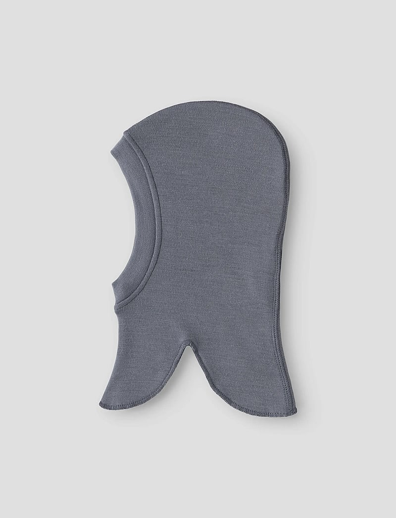 name it - NBNWILLIT WOOL BALACLAVA NOOS - vinter tilbehør - folkstone gray - 0