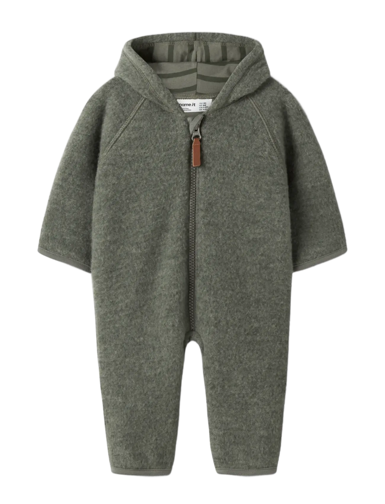name it - NBMWMINO WOOL BRU SUIT W/LINING - mulled basil - 2