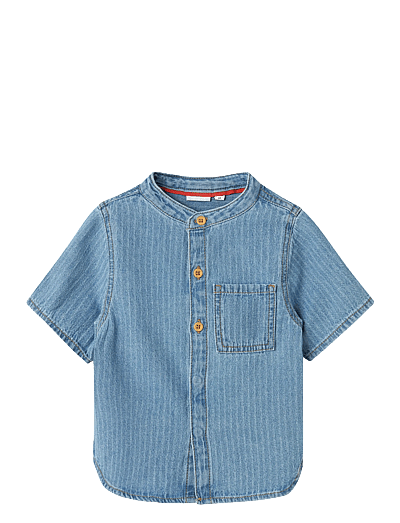name it NMMFIDO SS DNM SHIRT 3950-KY H - Baby 0 bis 2 Jahren - LIGHT BLUE DENIM / blue