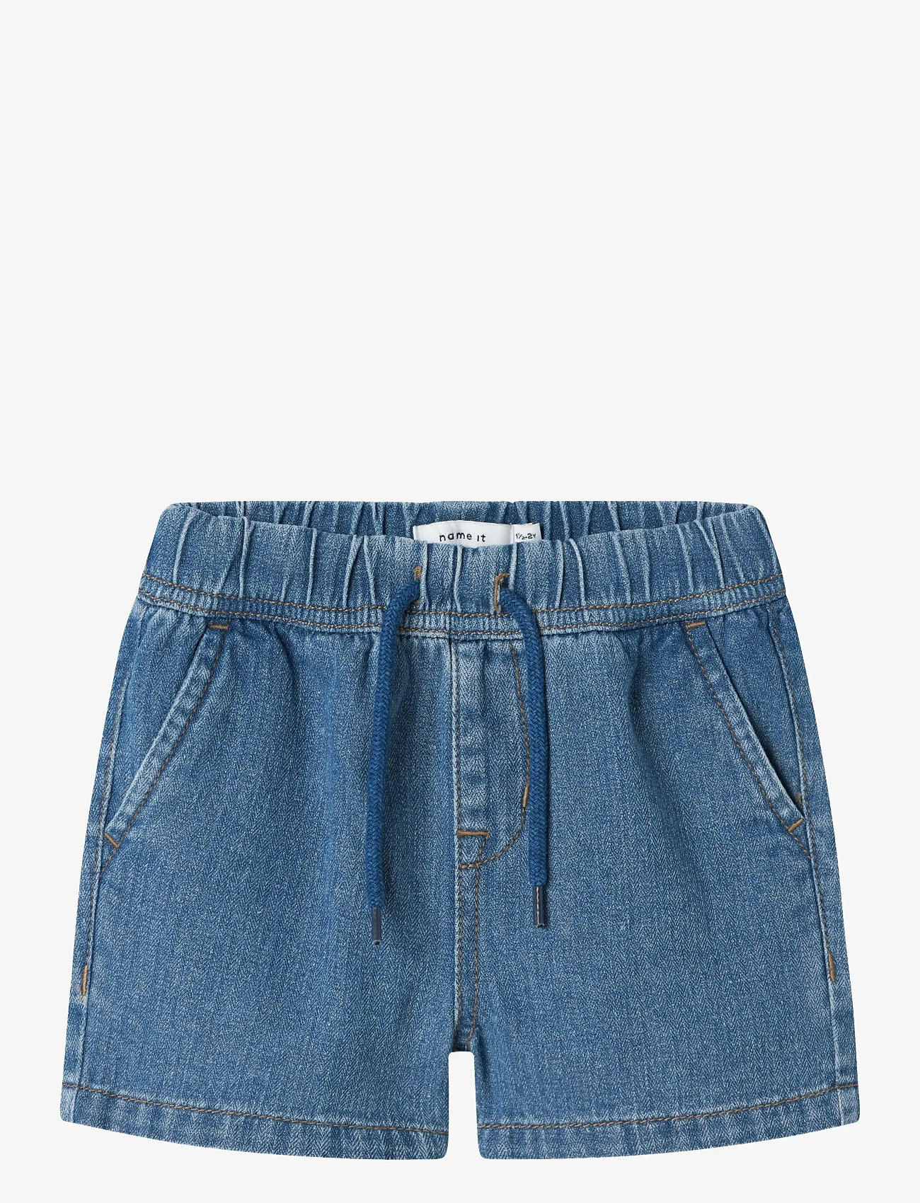 name it - NMMRYAN JOG DNM L SHORTS 3350-BT H - lühikesed teksapüksid - dark blue denim - 0