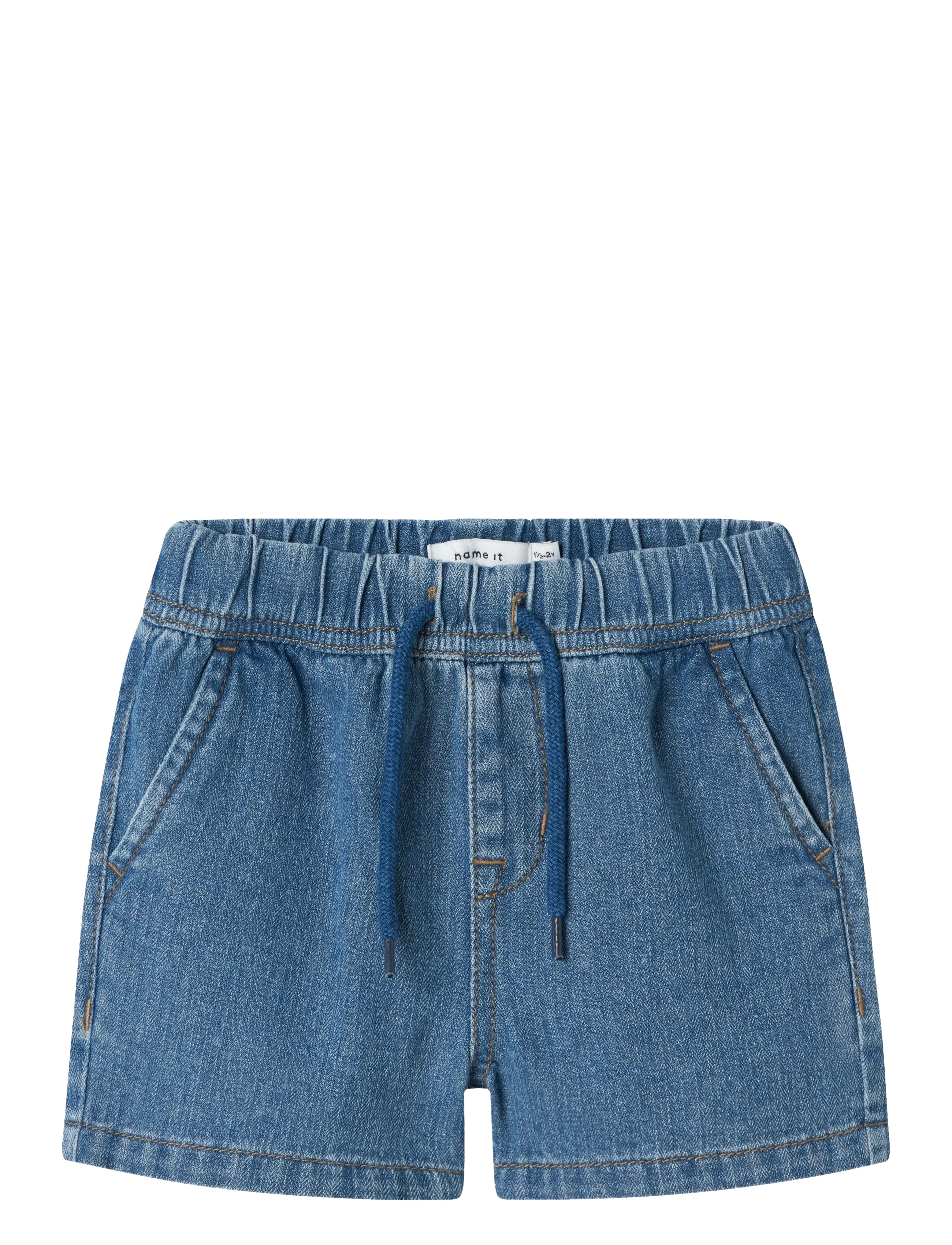 name it NMMRYAN JOG DNM L SHORTS 3350-BT H - Underdele - DARK BLUE DENIM / blue