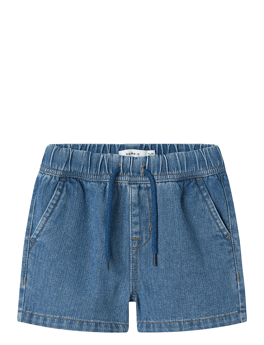 name it - NMMRYAN JOG DNM L SHORTS 3350-BT H - jeansshorts - dark blue denim - 0