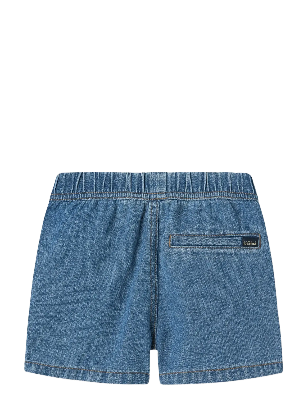 name it - NMMRYAN JOG DNM L SHORTS 3350-BT H - gallastuttbuxur - dark blue denim - 1
