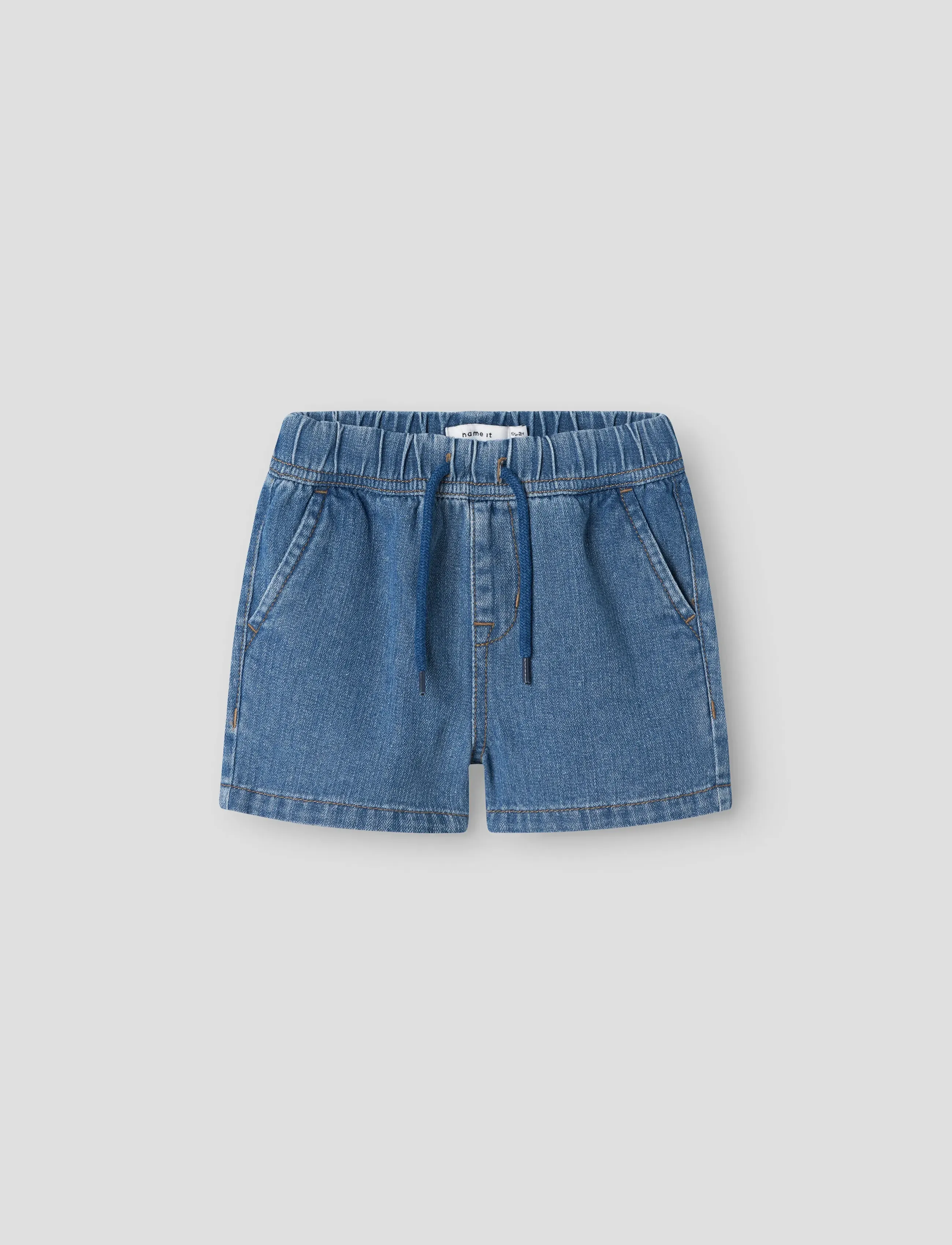 name it Nmmryan Jog Dnm L Shorts 3350-Bt H, 104, Blue, Underdele > Shorts, Børn