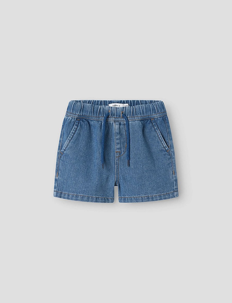 name it - NMMRYAN JOG DNM L SHORTS 3350-BT H - jeansshorts - dark blue denim - 2