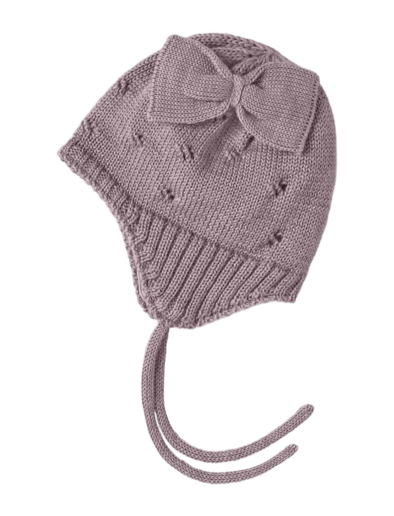name it - NBFWRILLA BOW WOOL KNIT HAT - babymützen - toadstool - 2