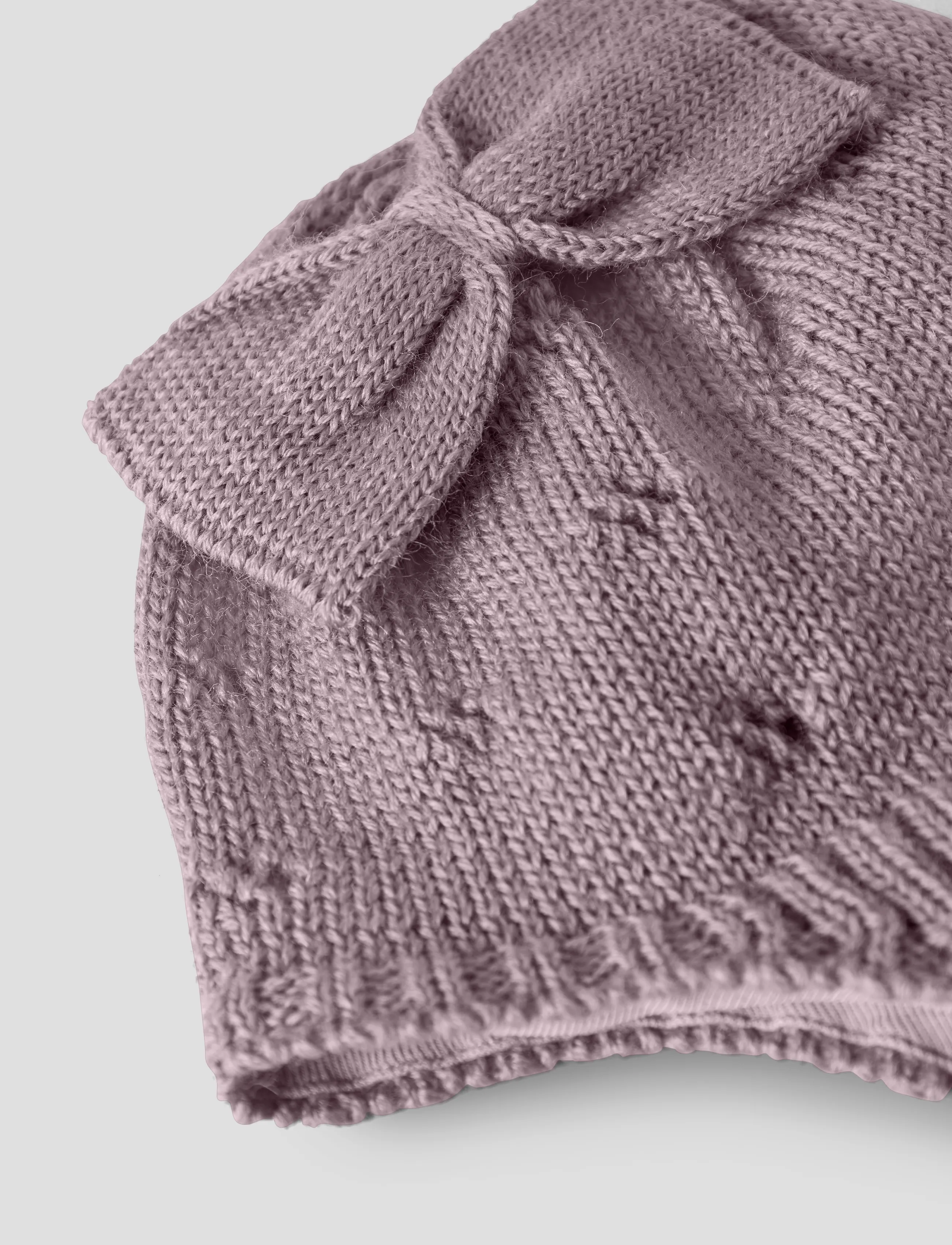 name it - NBFWRILLA BOW WOOL KNIT HAT - babymützen - toadstool - 4