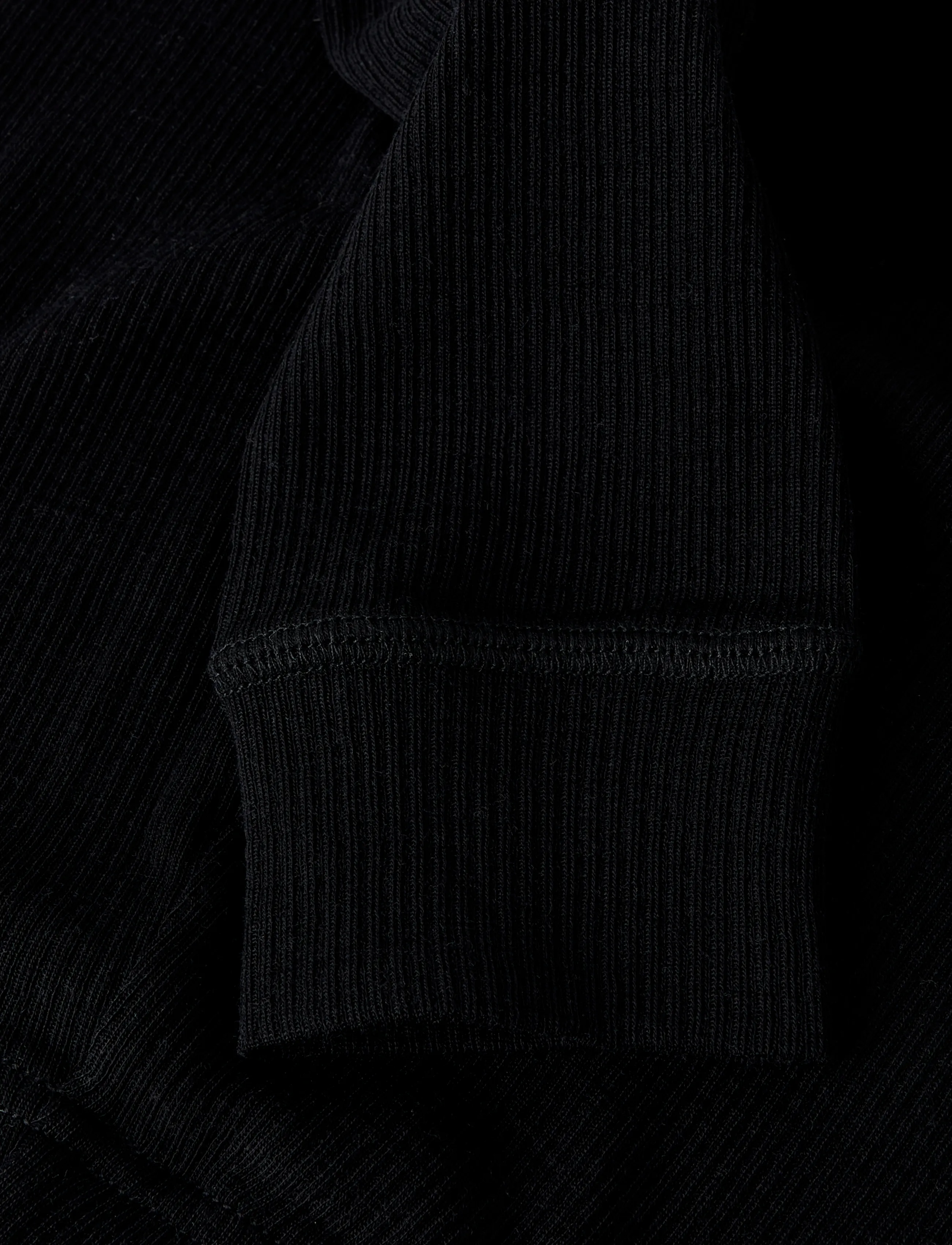name it - NMNWAX WOOL RIB LEGGING NOOS - base layer baby - black - 2