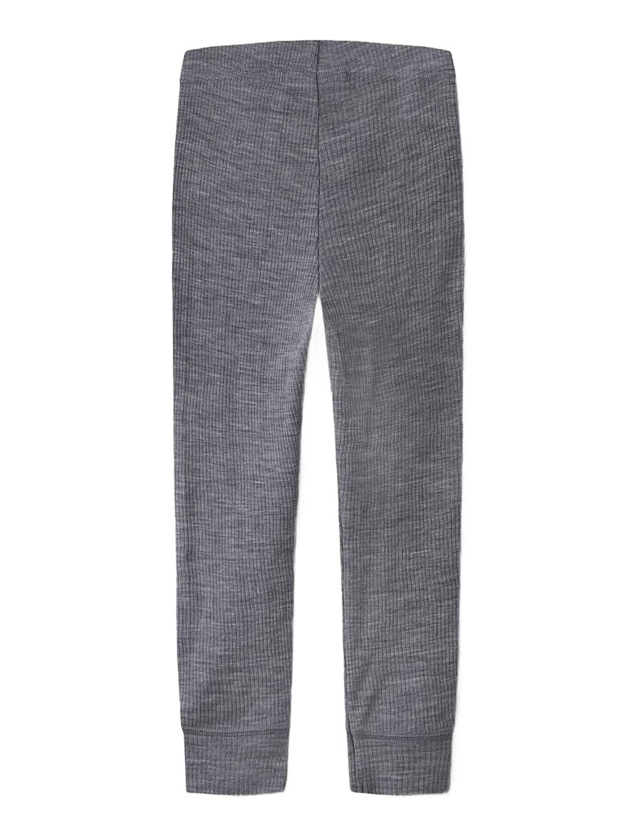 name it - NMNWAX WOOL RIB LEGGING NOOS - beebi alusriided - folkstone gray - 1