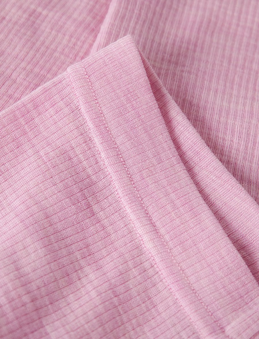 name it - NMNWAX WOOL RIB LEGGING NOOS - base layer baby - full blooming pink - 2