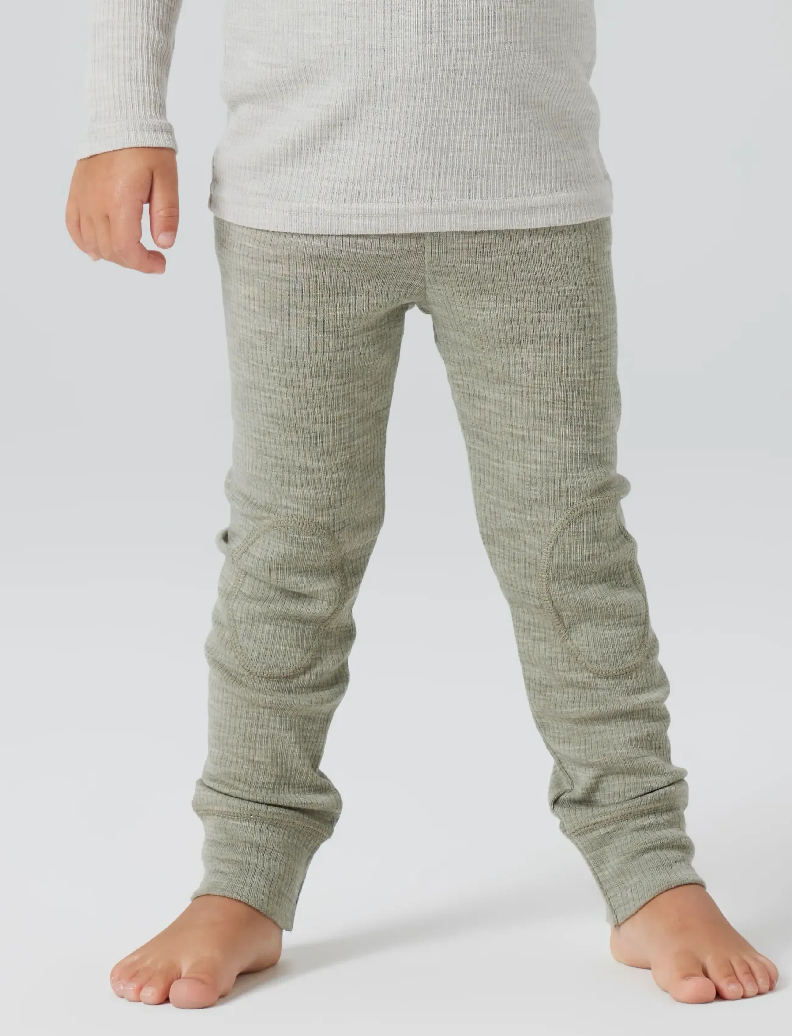 name it - NMNWAX WOOL RIB LEGGING NOOS - beebi alusriided - mulled basil - 2