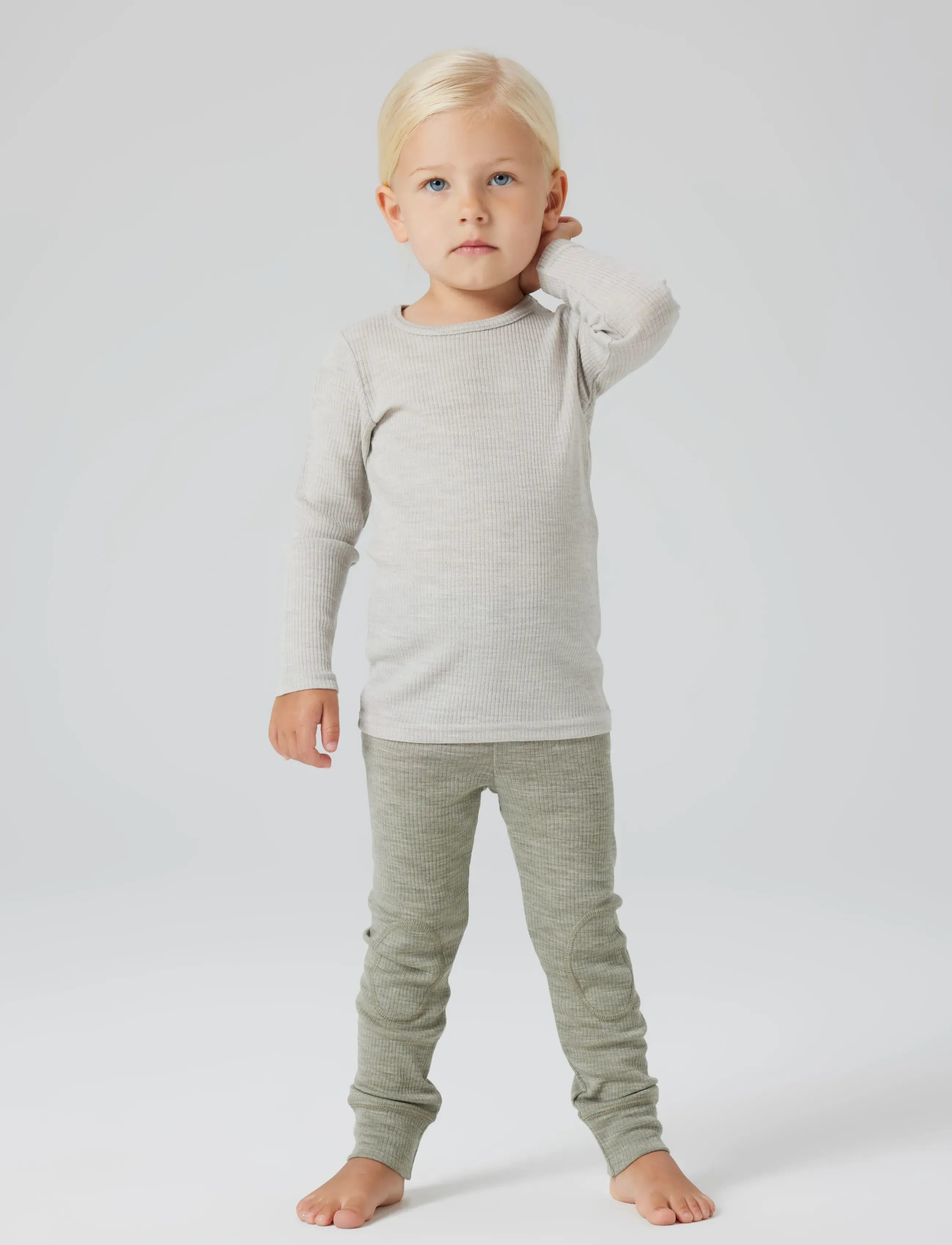 name it - NMNWAX WOOL RIB LEGGING NOOS - beebi alusriided - mulled basil - 3