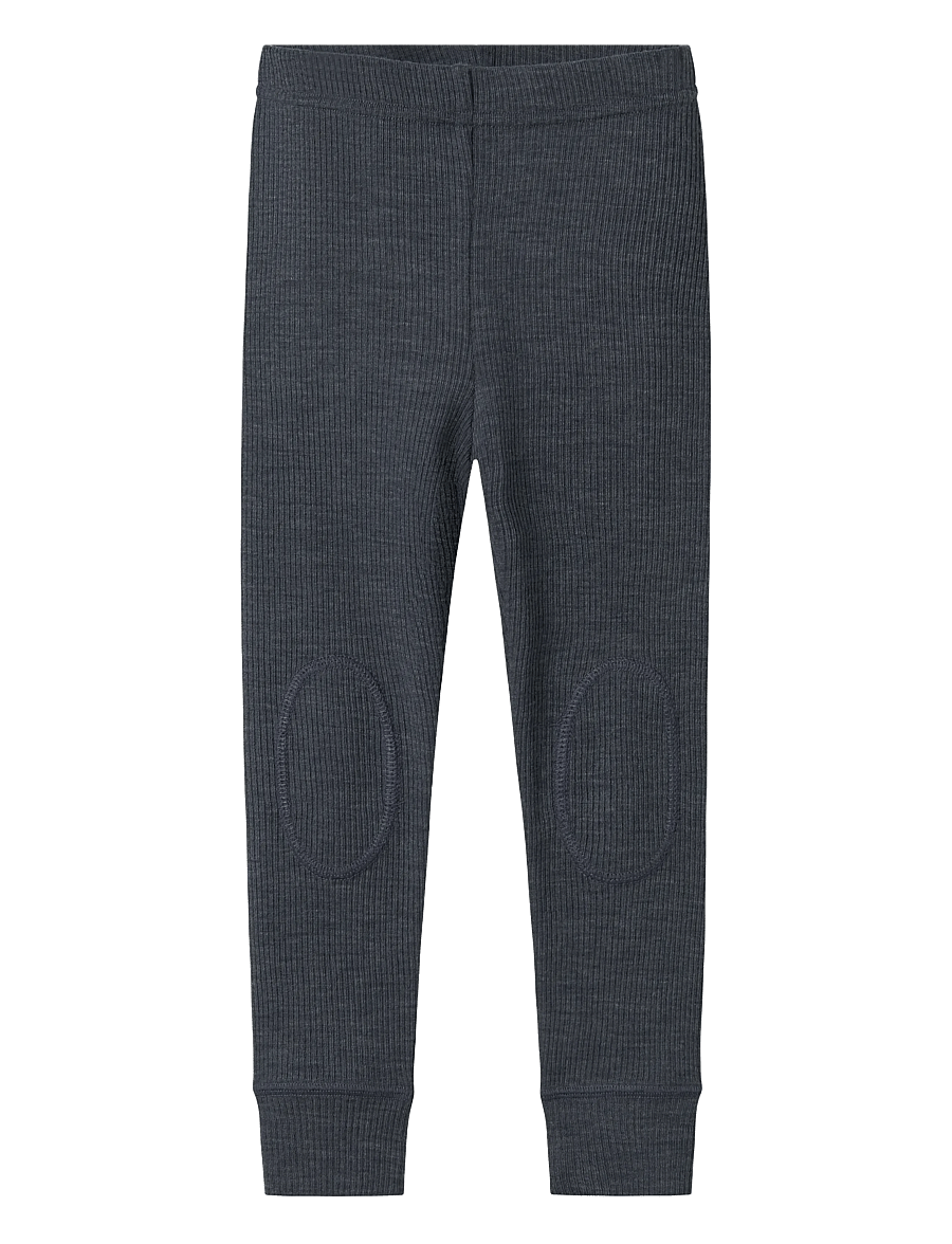name it - NMNWAX WOOL RIB LEGGING NOOS - ombre blue - 1