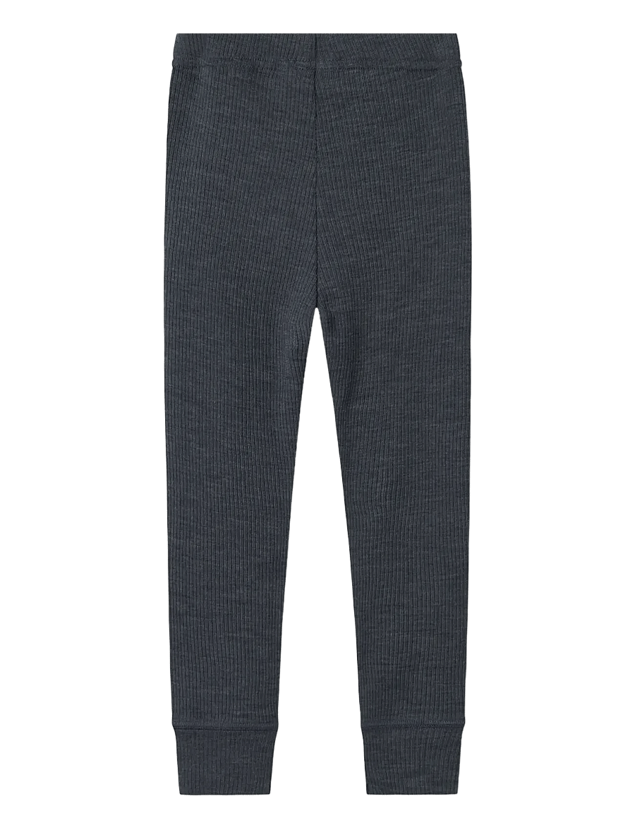 name it - NMNWAX WOOL RIB LEGGING NOOS - ombre blue - 2